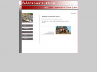 baukonstruktion-ag.de Webseite Vorschau
