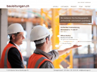 bauleitungen.ch Webseite Vorschau