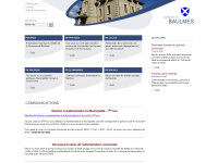 baulmes.ch Webseite Vorschau