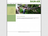 baum-ade.at Webseite Vorschau