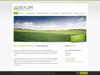 baum-projektentwicklung-wohnen.de Webseite Vorschau