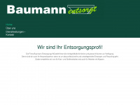 baumannentsorgt.ch Webseite Vorschau