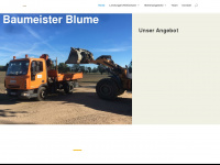 baumeister-blume.de Webseite Vorschau