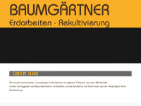 baumgaertner-erdarbeiten.de Webseite Vorschau