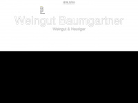 baumgartner-weine.at Webseite Vorschau