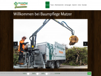 baumpflege-matzer.at Webseite Vorschau