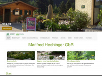 baumschule-hechinger.de Webseite Vorschau