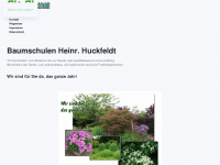 baumschule-heinr-huckfeldt.de Webseite Vorschau