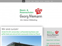 baumschule-niemann.de Webseite Vorschau