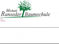 baumschule-ranseder.at Webseite Vorschau