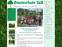 baumschule-suess.de Webseite Vorschau