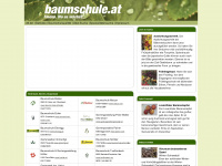 baumschule.at Webseite Vorschau