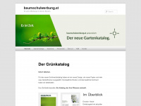 baumschulwerbung.at Webseite Vorschau