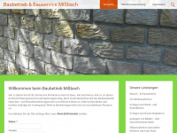 bauservice-missbach.de Webseite Vorschau