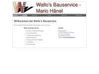 bauservice-wallo.de Webseite Vorschau