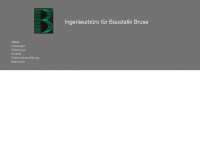 baustatik-bruse.de Webseite Vorschau
