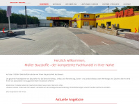baustoffe-mueller.de Webseite Vorschau