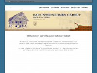 bauunternehmen-gaebelt.de Webseite Vorschau