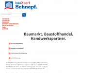bauxpert-schnepf.de Webseite Vorschau