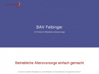 bav-felbinger.at Webseite Vorschau
