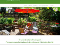 bayer-ferienwohnung.de Webseite Vorschau