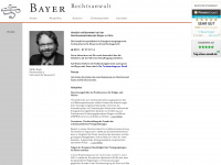 bayer-rechtsanwalt.de Webseite Vorschau