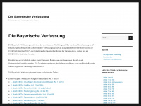 bayerische-verfassung.de Webseite Vorschau