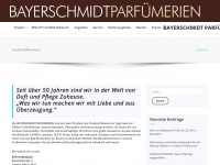 bayerschmidt-parfuemerien.de Webseite Vorschau