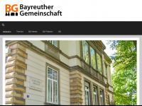 bayreuther-gemeinschaft.de Webseite Vorschau