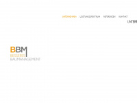 bbm-gmbh.at Webseite Vorschau