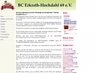 bc-erkrath-hochdahl.de Webseite Vorschau