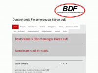 bdf-verband.de Webseite Vorschau
