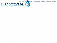 bdkomfort.ch Webseite Vorschau