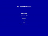 bdm-electronics.de Webseite Vorschau