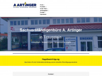 artinger-kfz.de Webseite Vorschau