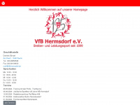 vfbhermsdorf.de Webseite Vorschau