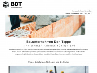 bdt-bau.de Webseite Vorschau