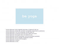 be-yoga.ch Webseite Vorschau