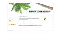beachlove-shop.ch Webseite Vorschau
