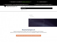 beamerlampen.ch Webseite Vorschau