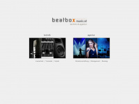 beatboxmusic.at Webseite Vorschau