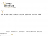 bebes-onlineshop.de Webseite Vorschau