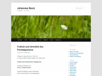 beck-johannes.de Thumbnail