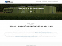 becker-fleer.de Webseite Vorschau