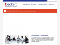 becker-hrs.at Webseite Vorschau