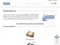 becker-umwelttechnik.de Webseite Vorschau