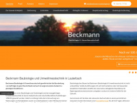 beckmann-baubiologie.de Webseite Vorschau