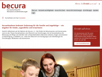 becura.de Webseite Vorschau