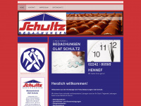bedachungen-schultz.de Webseite Vorschau