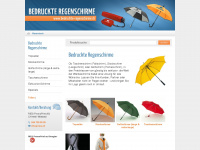 bedruckte-regenschirme.ch Webseite Vorschau